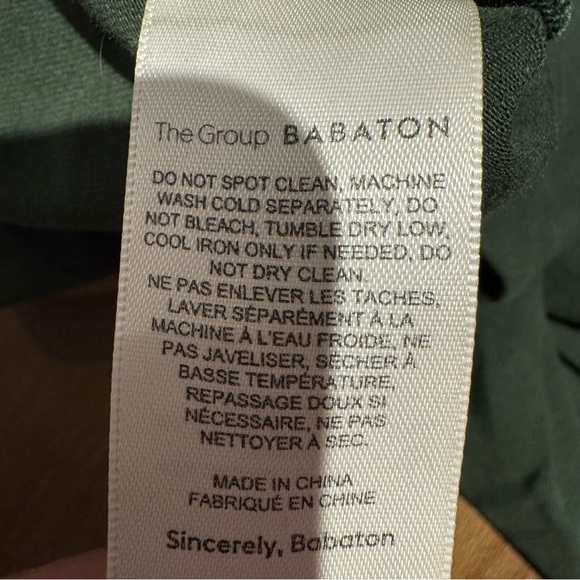 Babaton Aritzia VNeck contour Romper- Bodysuit Green Sleeveless Shorts XS - Picture 6 of 8